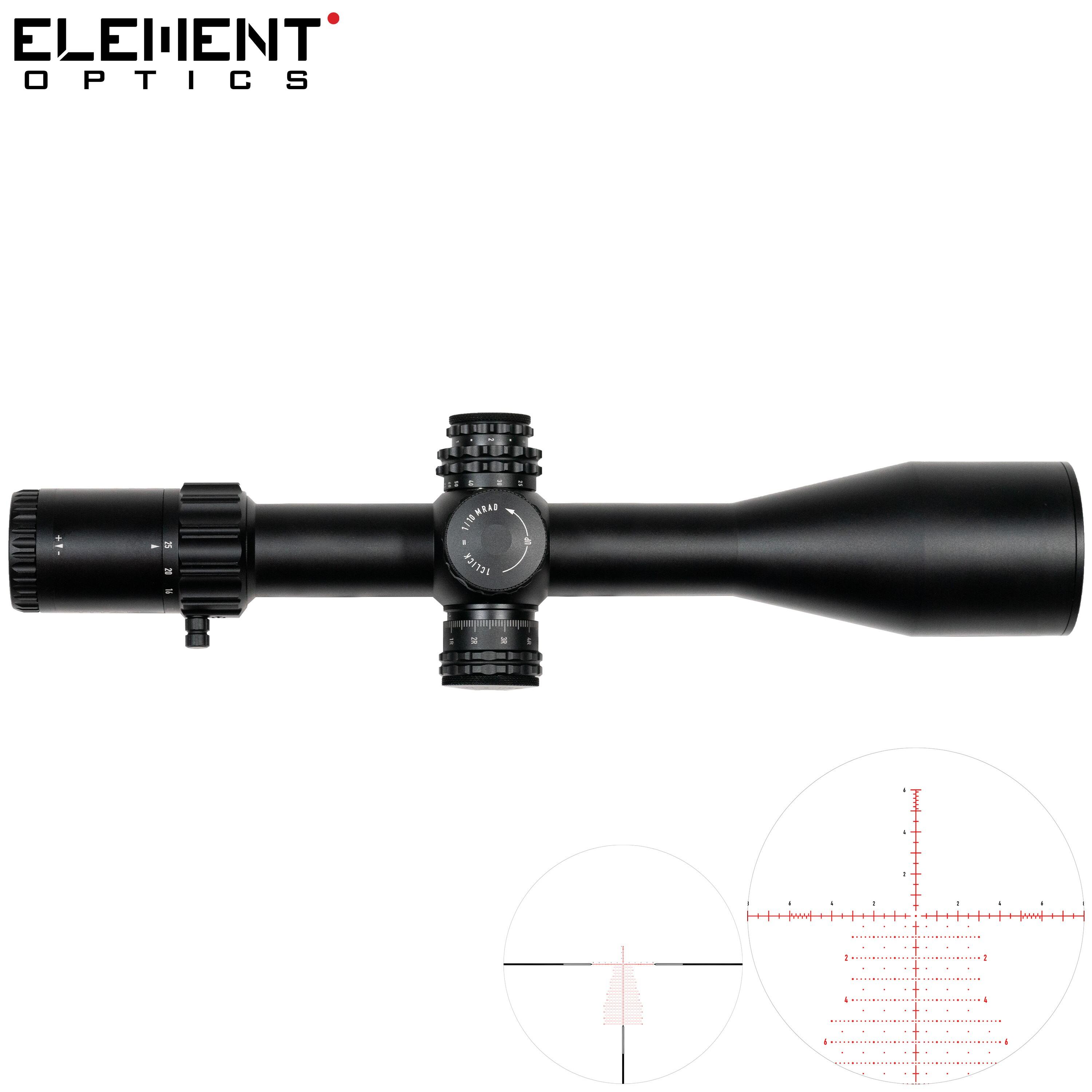 Mira Element Optics Titan 5-25X56 APR-1D FFP MRAD 4/7