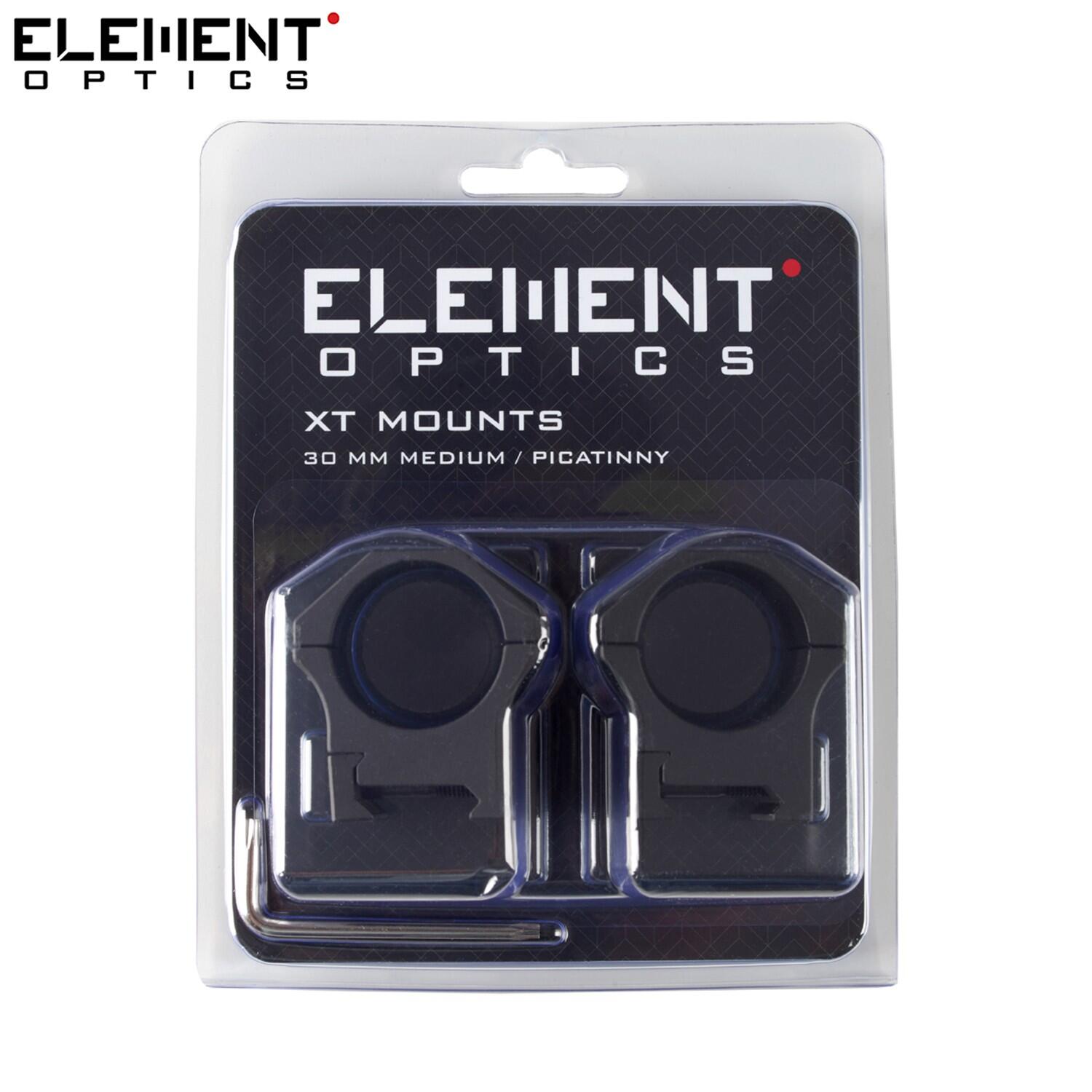 Element Optics XT Montagens 2pc 30mm Alta 9-11mm Dovetail 4/4