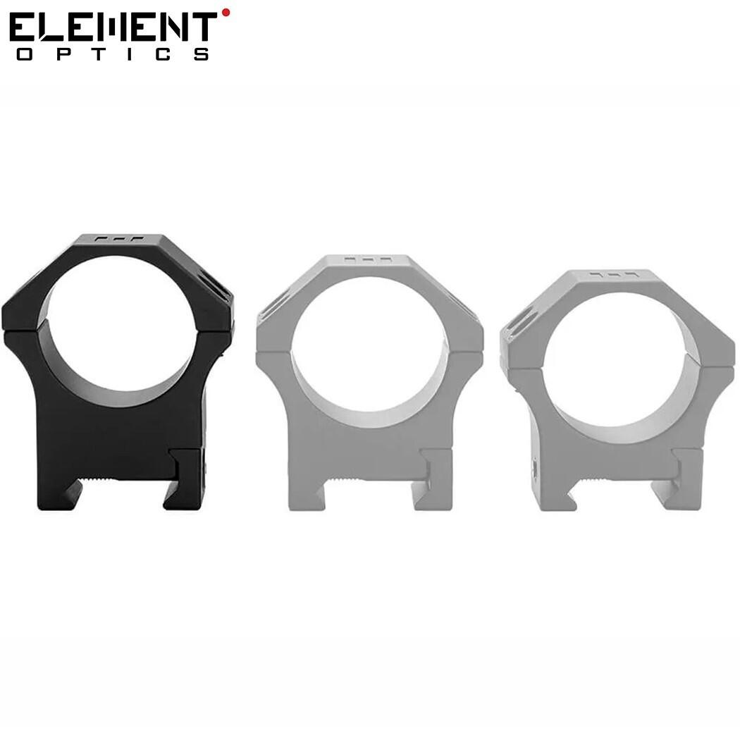 Element Optics XT Montaggi 2pezzi 30mm Alti Weaver/Picatinny 3/4