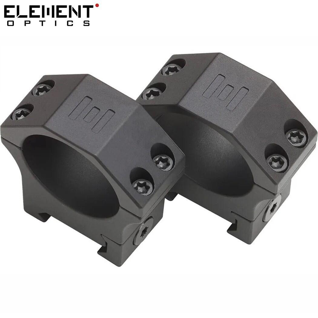 Element Optics XT Montaggi 2pezzi 30mm Alti Weaver/Picatinny 2/4