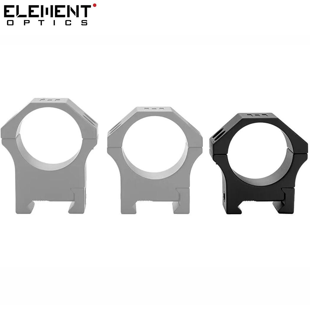 Element Optics XT Montagens 2pc 30mm Baixa Weaver/Picatinny 3/4
