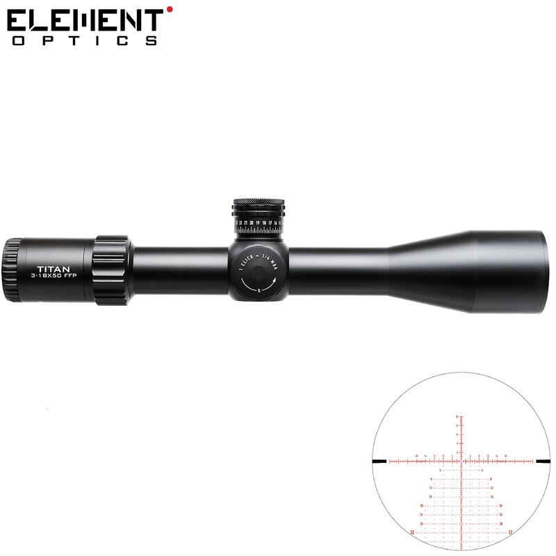 Mira Element Optics Titan 3-18X50 FFP MOA APR-2D