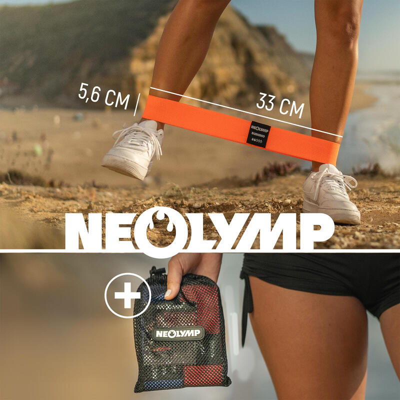 Mini Bandes Élastiques Fitness Niveau 2 - Bandes Résistantes pour Mobilité