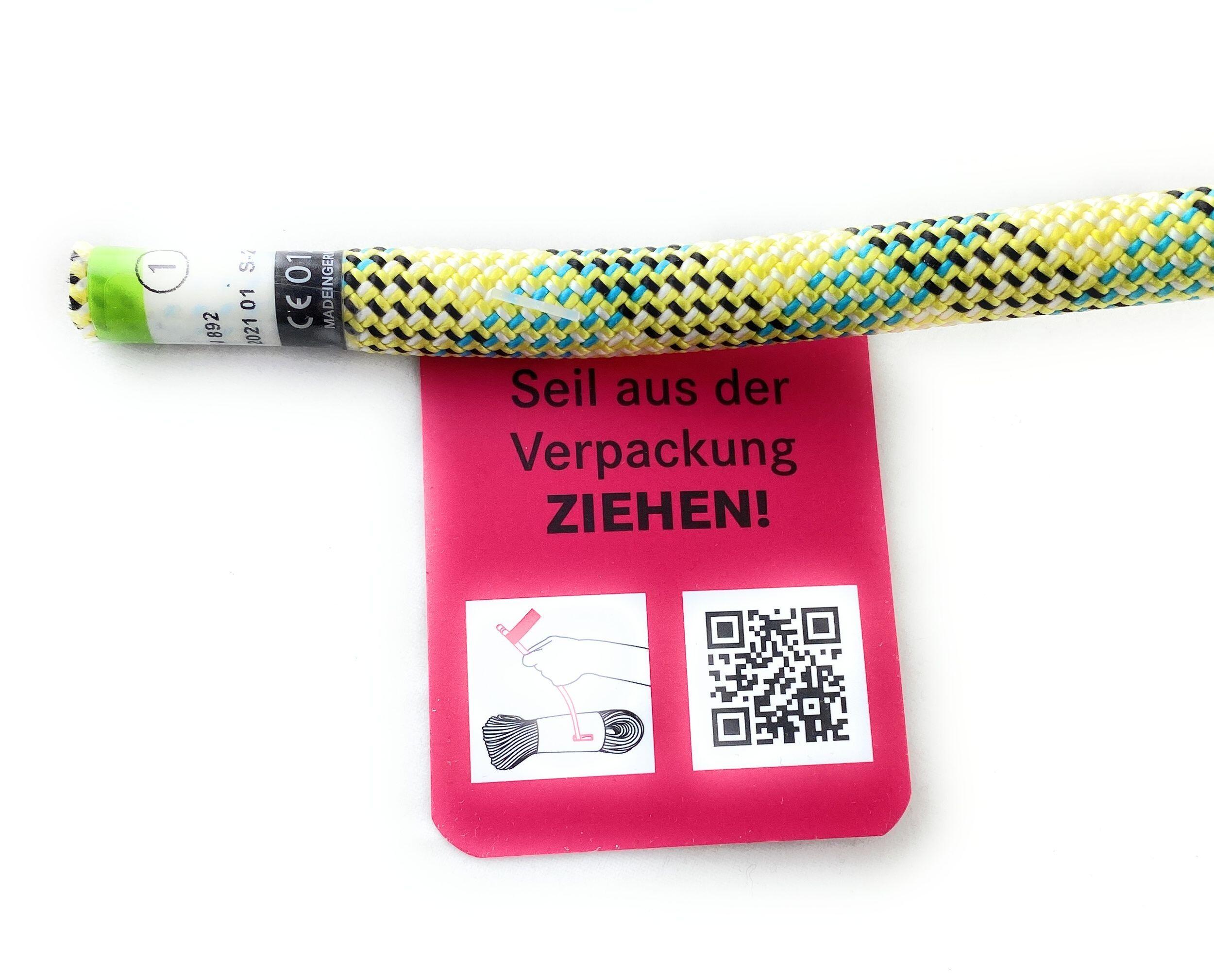 Edelrid Kletterseil On Sight DRY 9,5 mm (dynamisches Einfachseil, imprägniert) 3/3