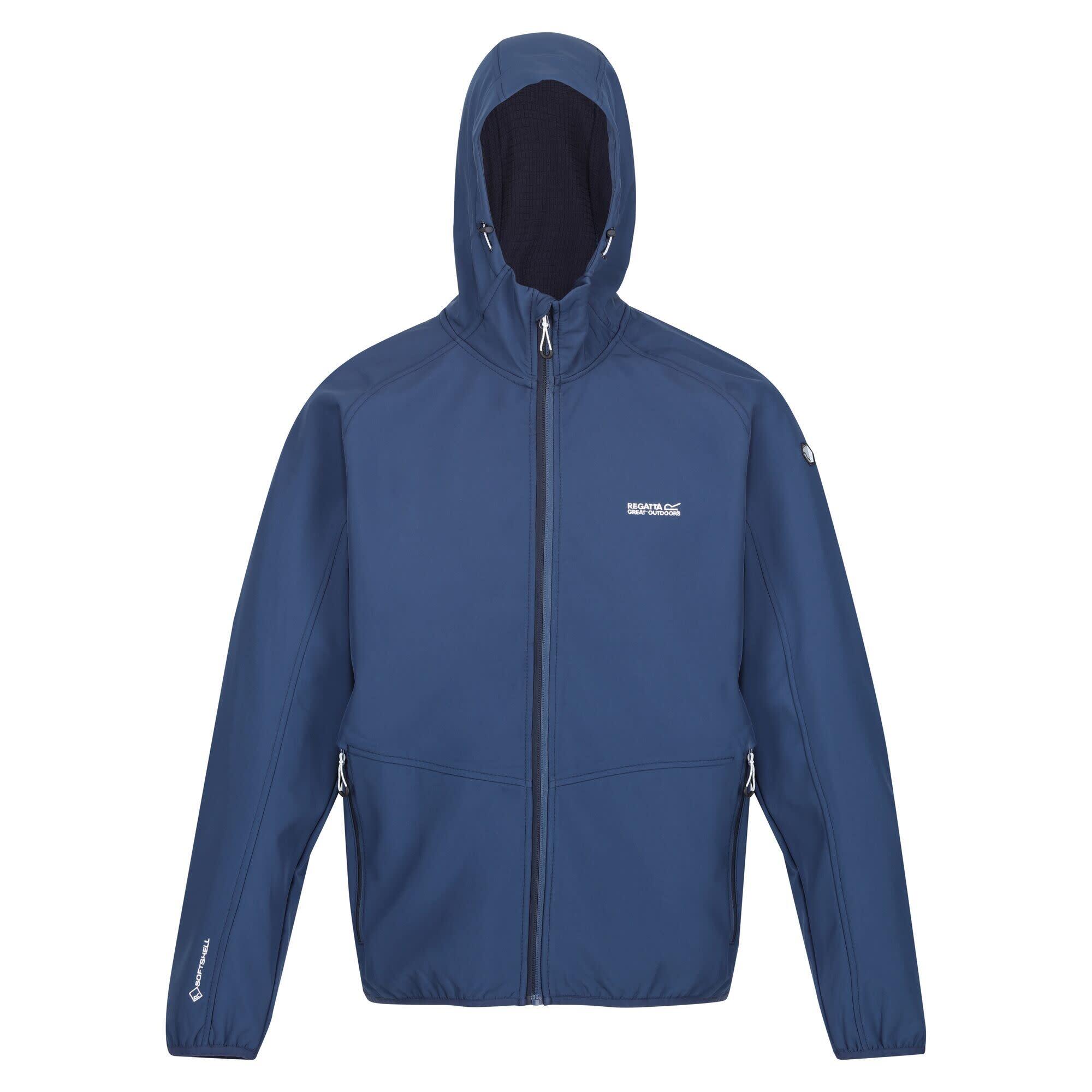 Casacos softshell homem - regatta arec iii - admiral blue
