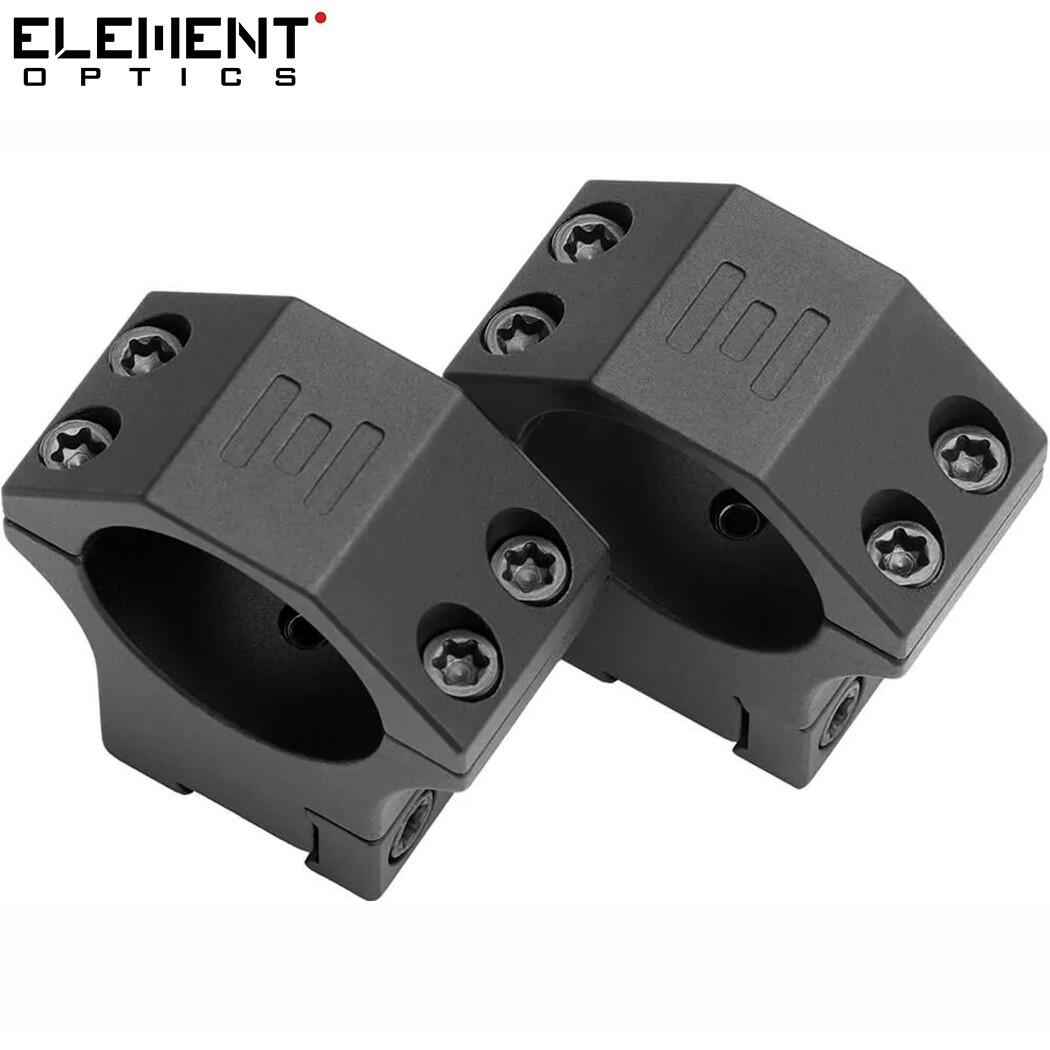 Element Optics XT Montagens 2pc 1'' Média 9-11mm Dovetail 2/4