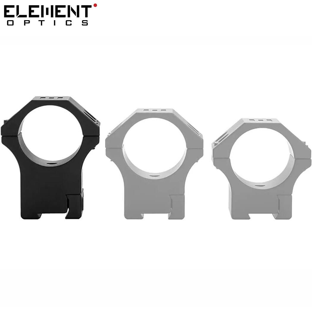 Element Optics XT Montaggi 2 pezzi 1'' Alti 9-11mm Dovetail 3/4