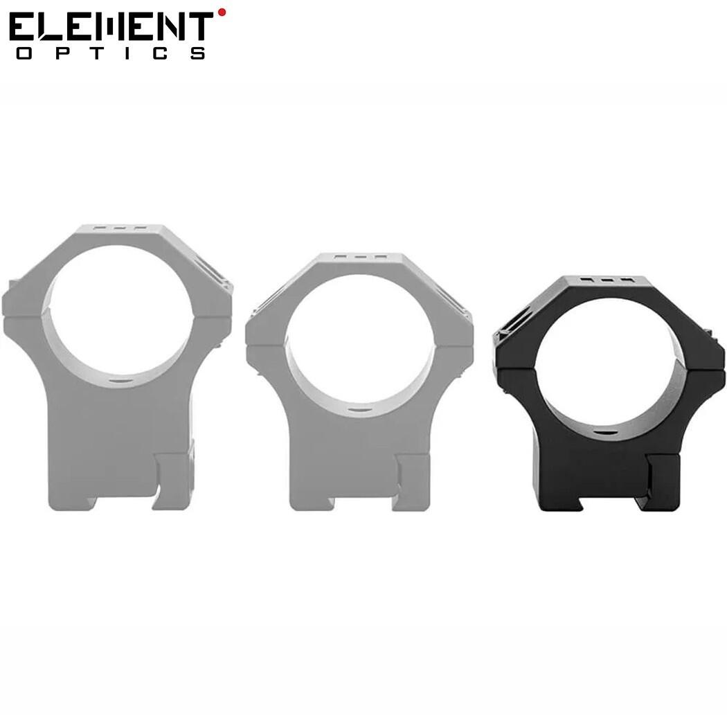 Element Optics XT Montagens 2pc 1'' Baixa 9-11mm Dovetail 3/4