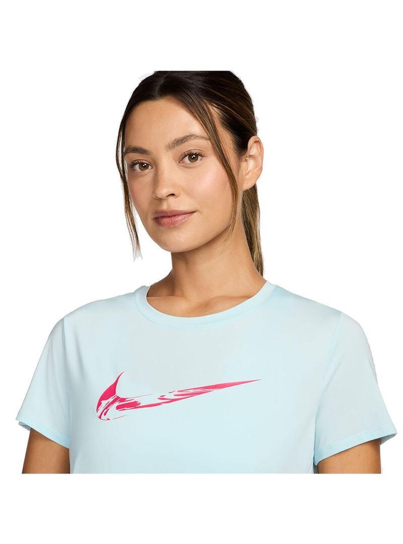 Maglietta da donna Nike One Blu 3/4