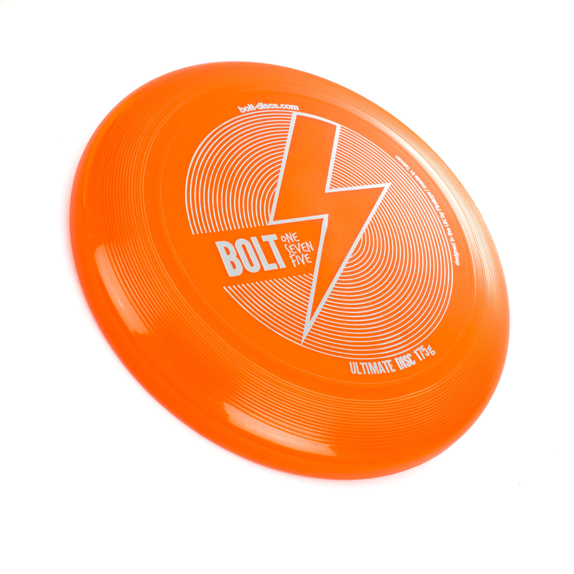 BOLT BOLT OneSevenFive Ultimate Frisbee Disc - UV Reactive & Shimmer Colors
