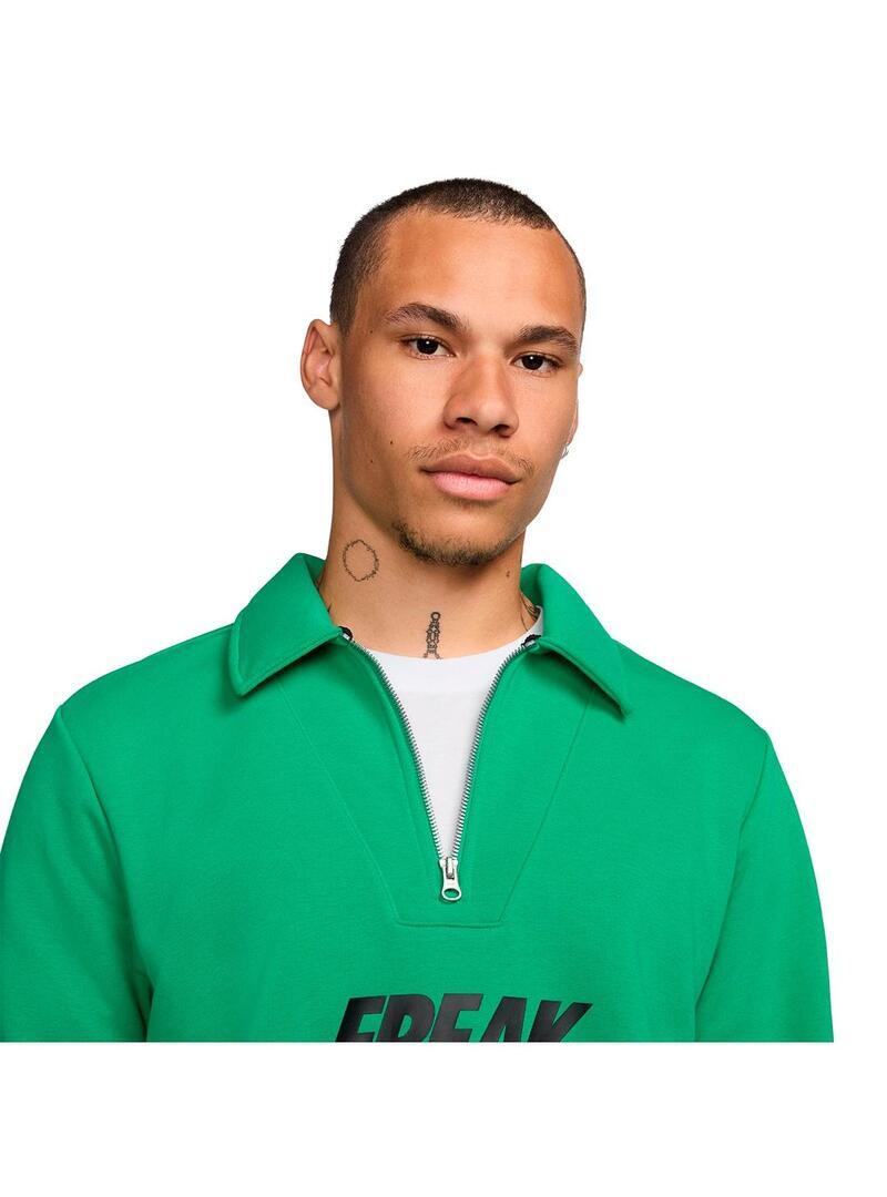 Sudaderas jerseys polares para Hombre Nike Giannis  Verde 3/7