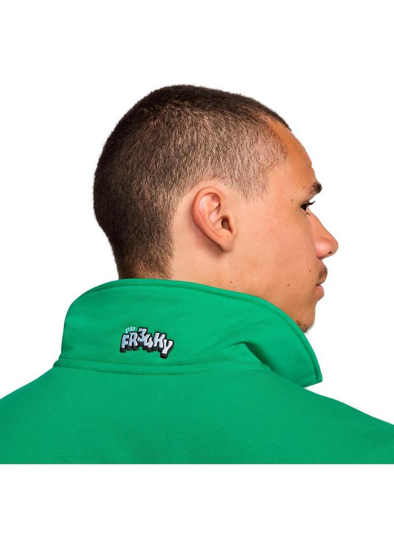 Sudaderas jerseys polares para Hombre Nike Giannis  Verde 4/7