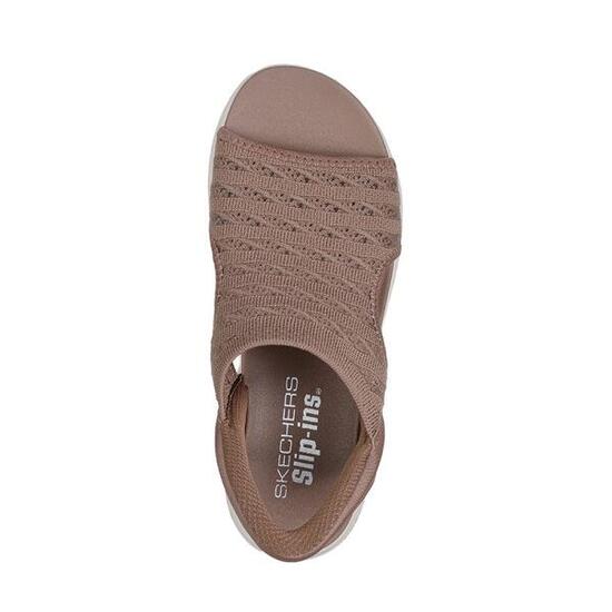 Sandalias Planas Mujer Skechers Marrón