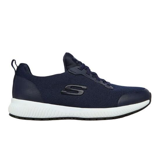 Zapatillas Mujer Skechers Work Squad Sr Azul