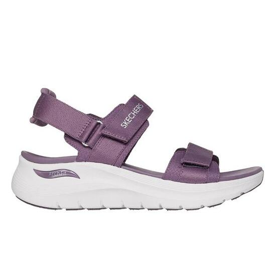 Flache Sandalen Damen Skechers Lila