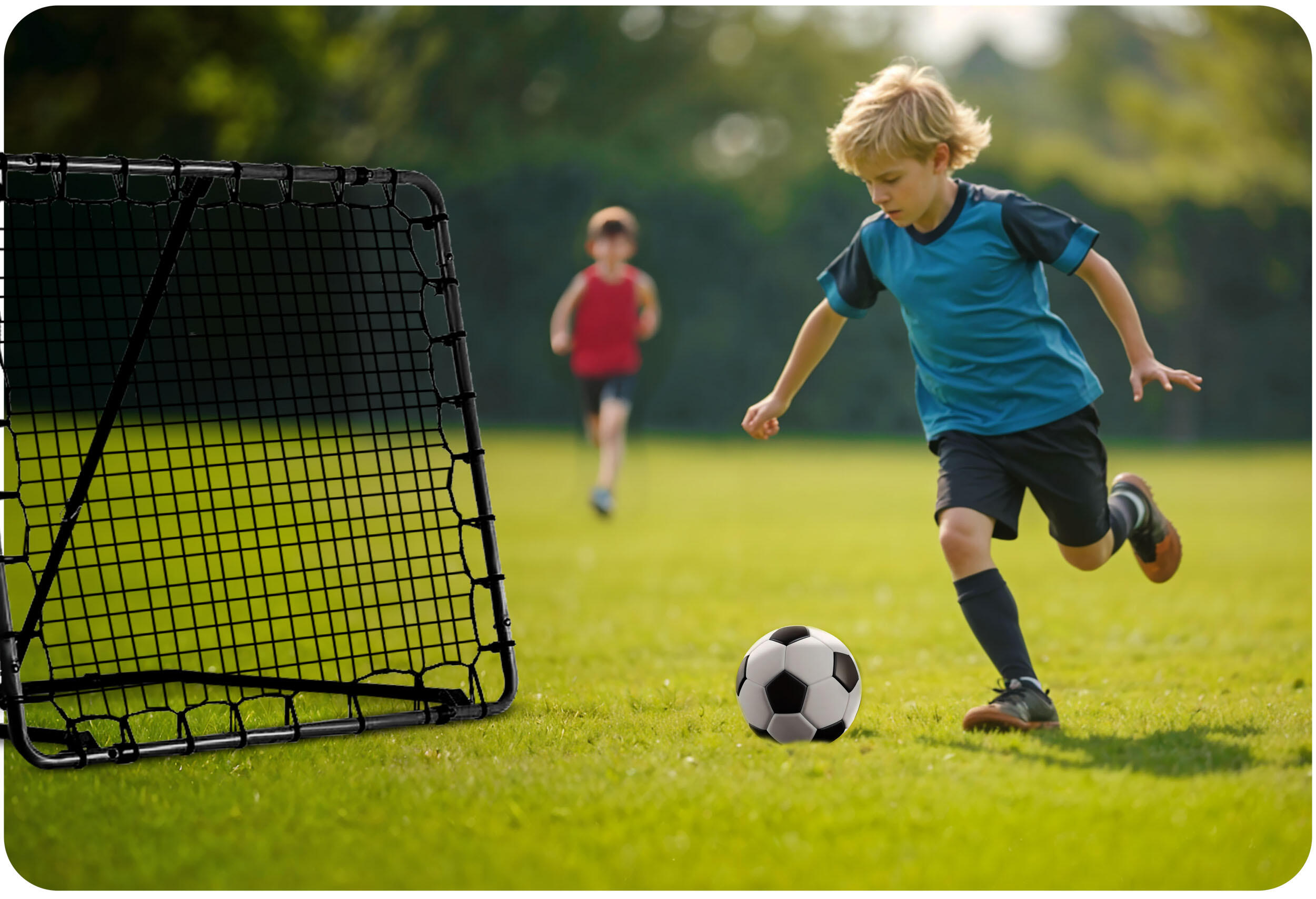 Bramka treningowa rebounder Neo-Sport NS-490 120x120x107 cm 3/6