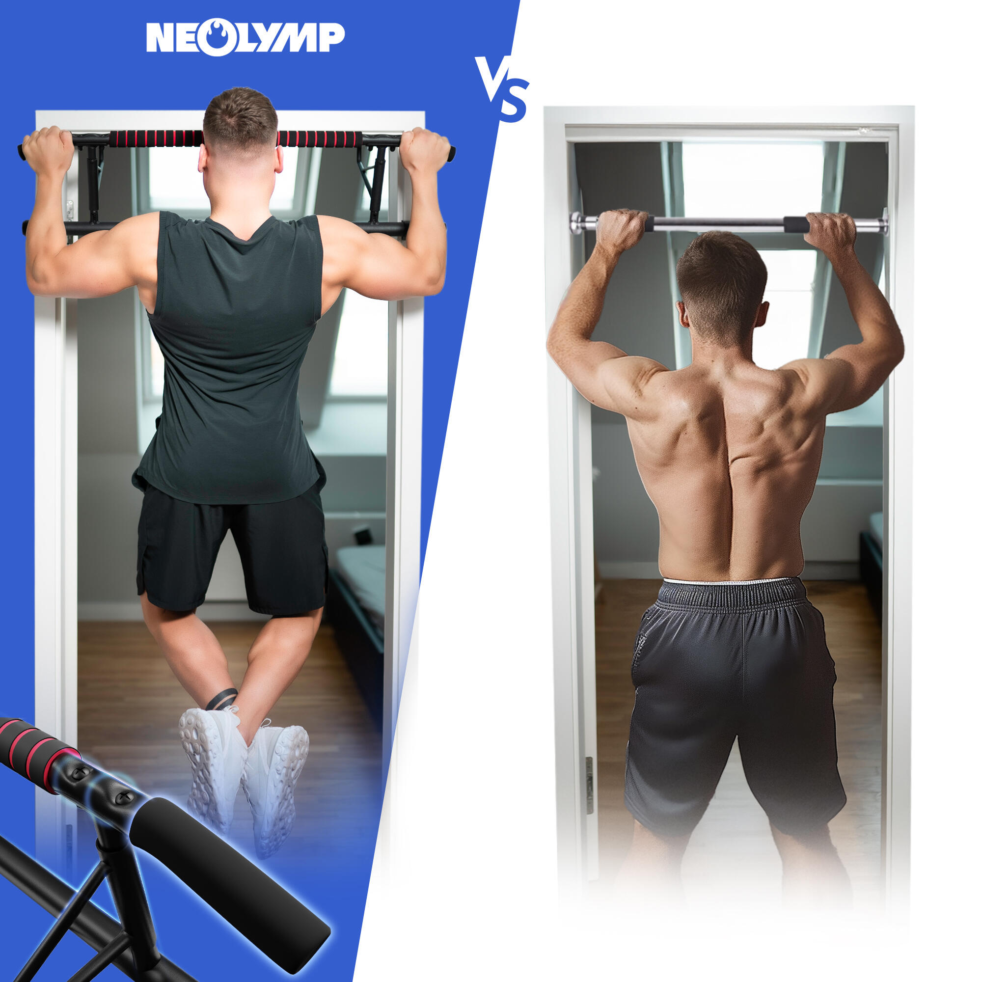 Deurrekstok – Pull-up bar zonder boren, ideaal voor thuisgebruik krachttraining 5/7