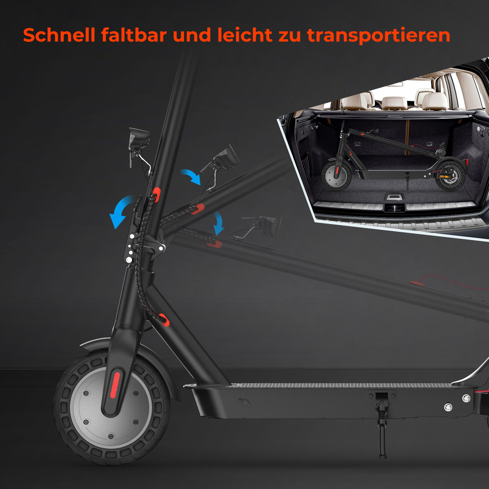 Trottinette électrique unisexe homologuée pour la route, 10 pouces 4/7
