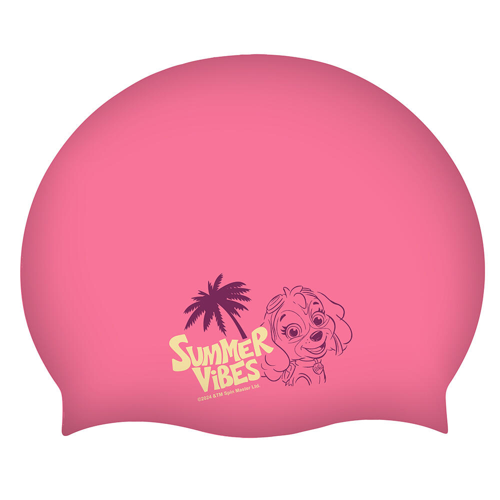 Swimming cap Paw Patrol design for girls