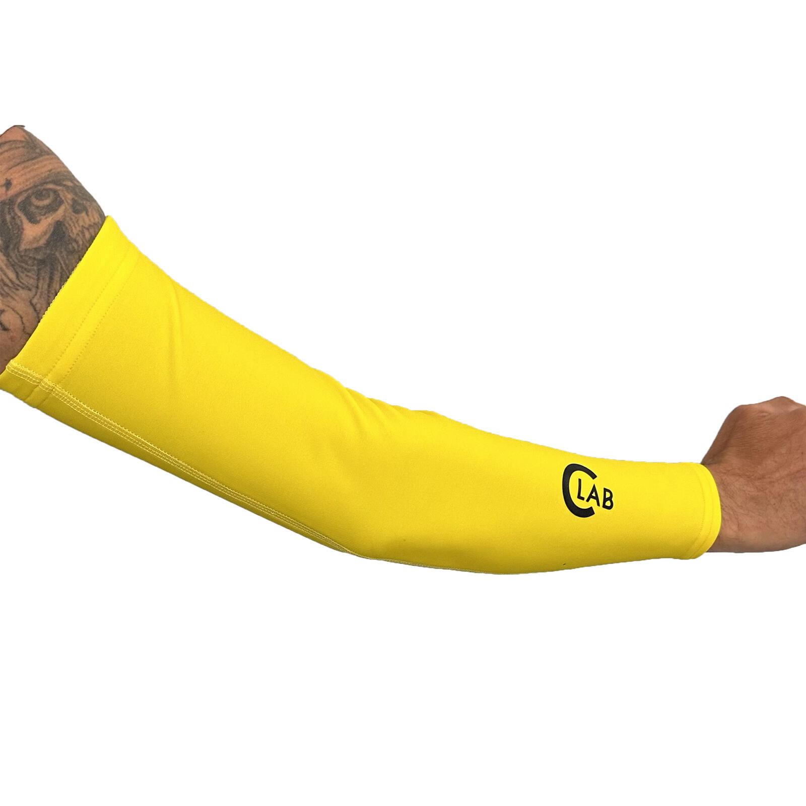 Manchettes de Cyclisme Thermiques - Jaune 4/4