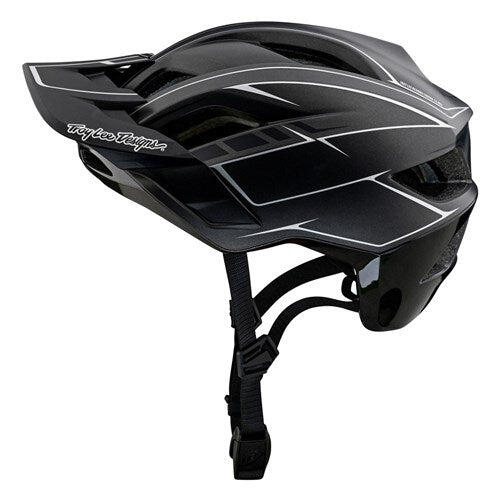 Troy Lee Designs 24.1 Flowline SE MIPS AS Helmet Pinstripe Charcoal / Black