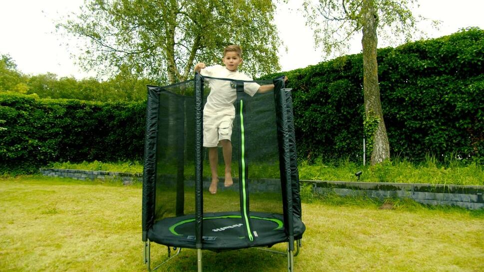Trampolina - Trampolina dla dzieci z siatką zabezpieczającą - Okrągła - 140 cm