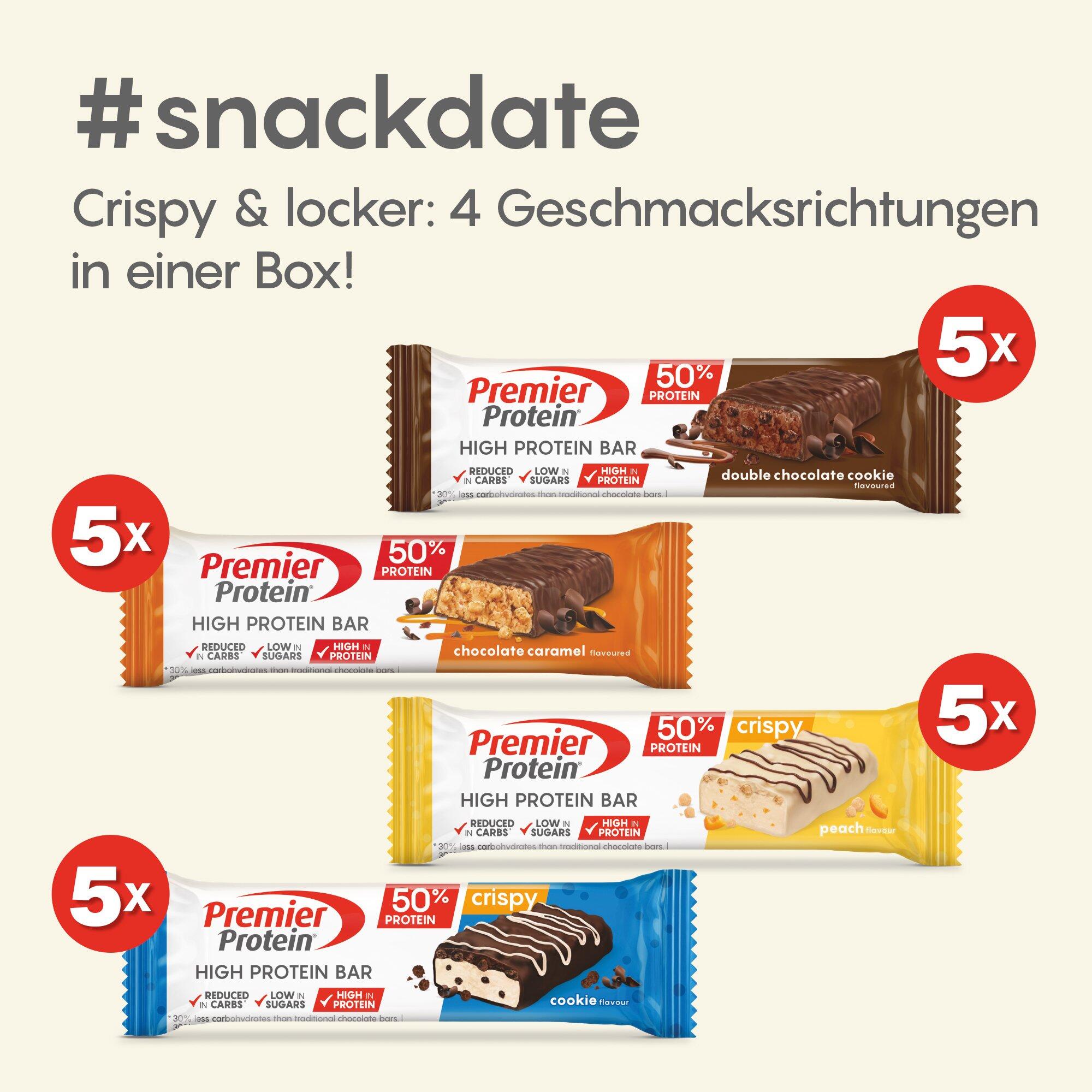 Premier Protein - High Protein Bar 50% - Multiflavorbox 4x(5x40g) 2/7