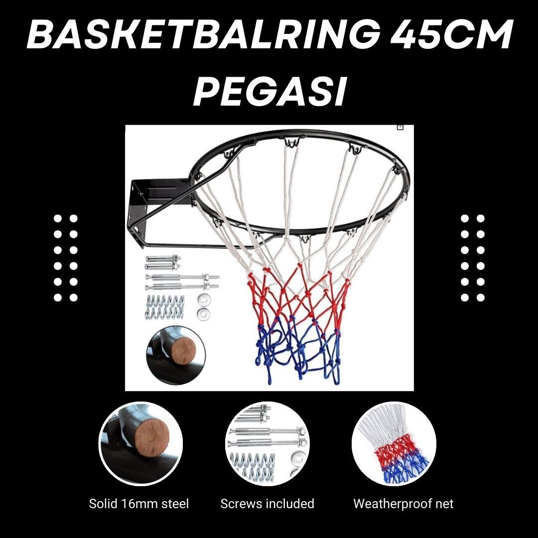 Pegasi basketbalring met veren 45cm 5/5