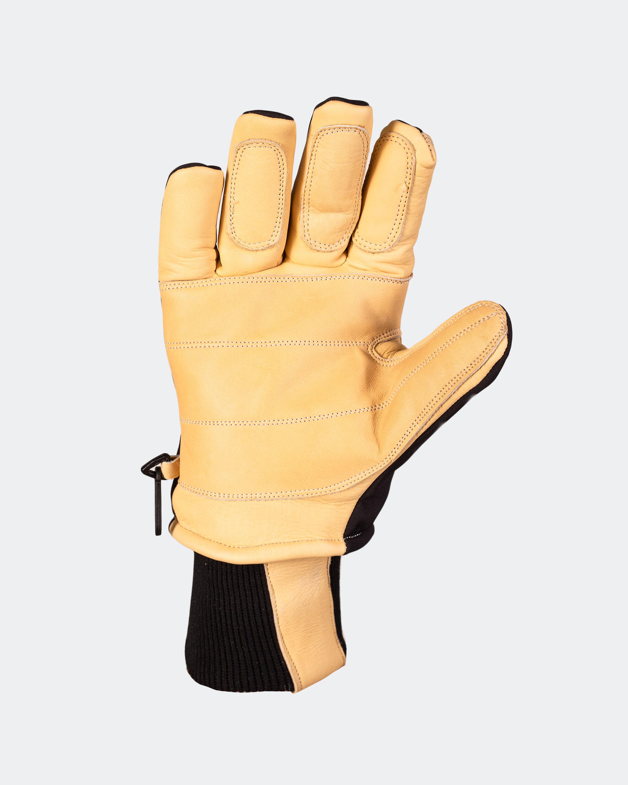 SnowShepherd Leather Ski Guide Soft Shell Gloves 2/2