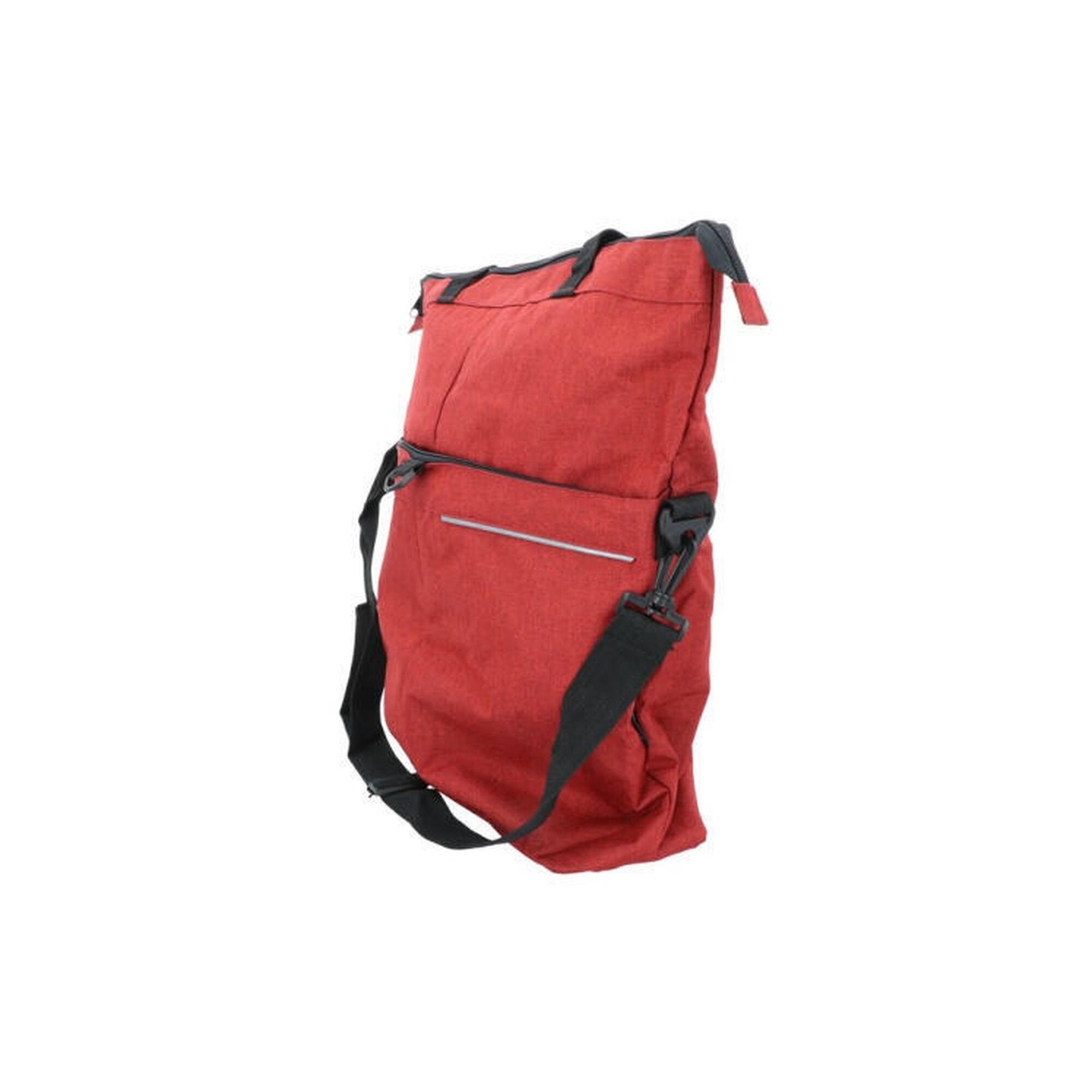 Sac à vélo et shopper multifonctionnel Dresco 18 litres Rouge