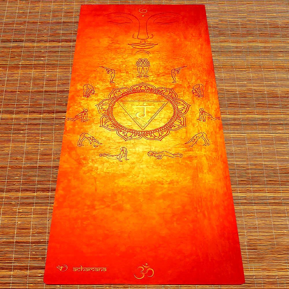 Tapete de yoga de viaje, plegable 1.2mmx68cmx1.83m + correa - Saludo al Sol 5/5