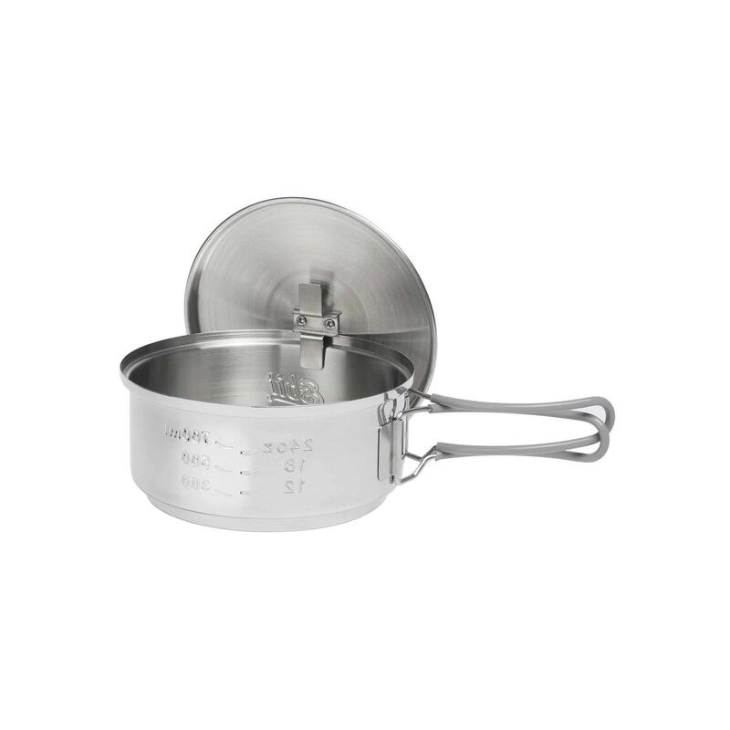 Zestaw do gotowania Esbit Solid fuel cookset 1000 ml - stainless steel