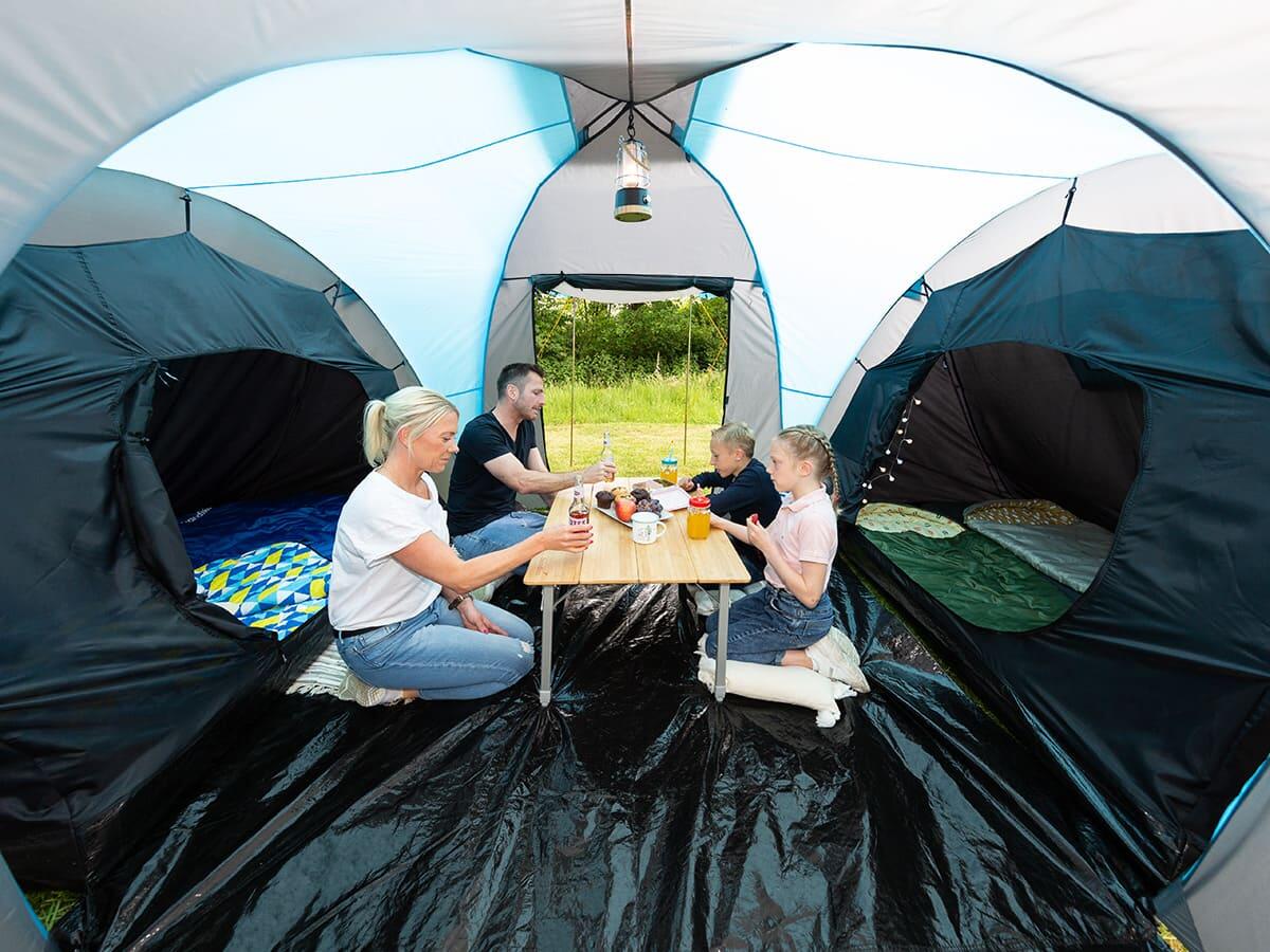 Seconde vie - Tente dôme familiale Hammerfest 6 - 6 personnes  - 2 cabines 5/9