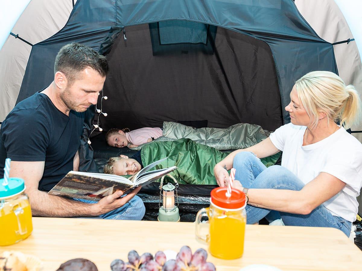 Seconde vie - Tente dôme familiale Hammerfest 6 - 6 personnes  - 2 cabines 6/9