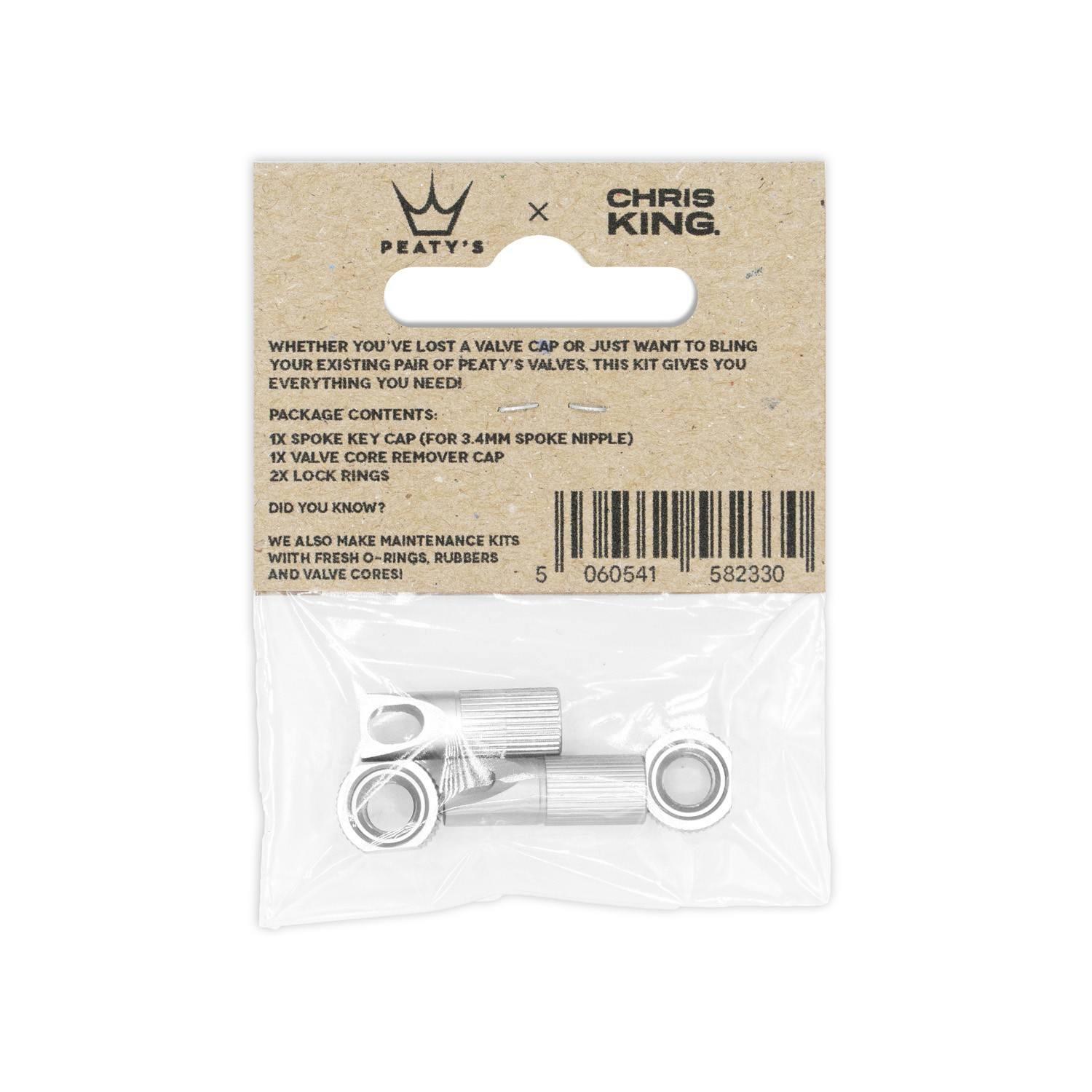 Ventiel Accessoires Set - Zilver 2/2