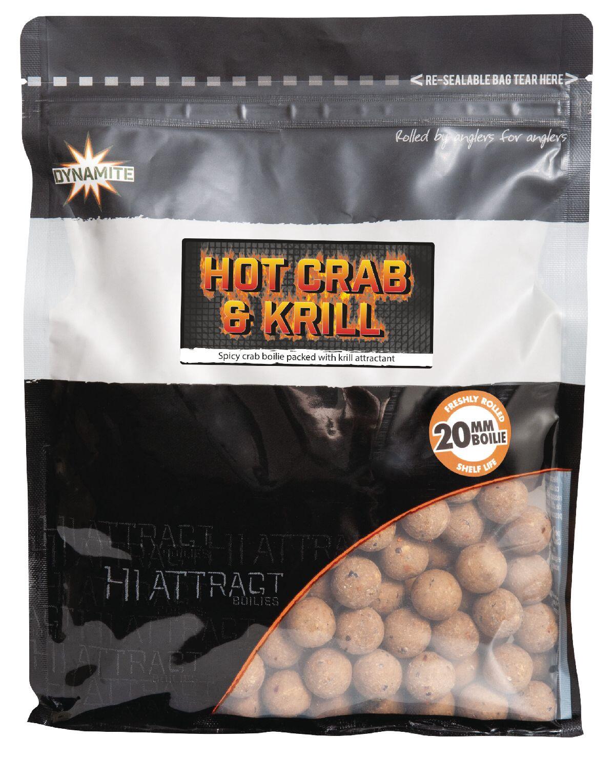 DYNAMITE BAITS Dynamite Baits Hot Crab & Krill 15mm 1Kg - Karper Boilies