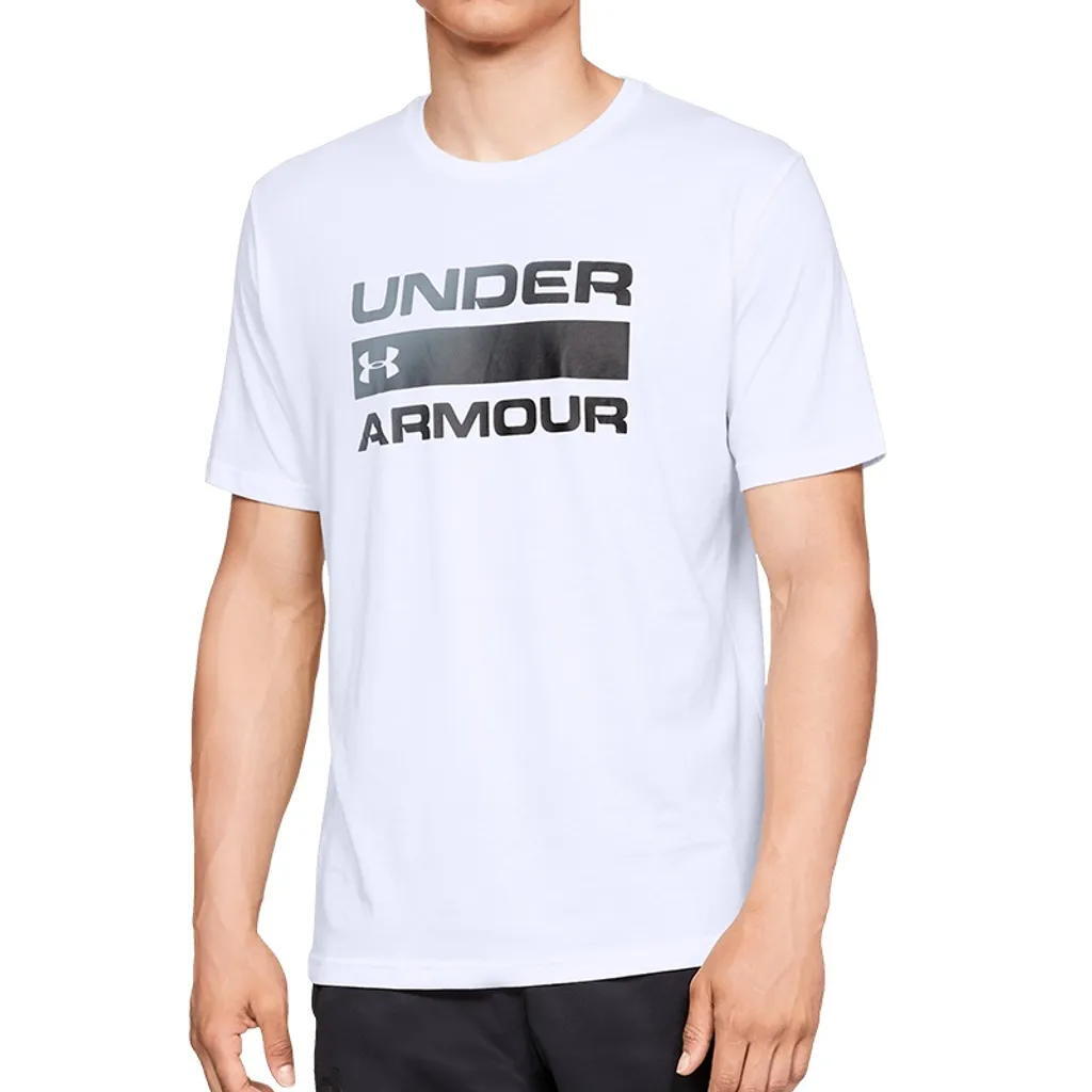 T-shirt Under Armour Issue Wordmark, Wit, Mannen 2/5