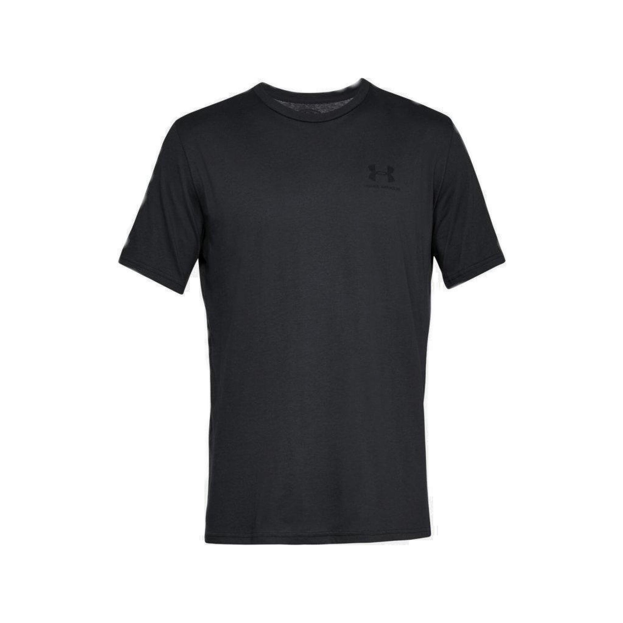Under Armour - T-shirt Under Armour Sportstyle Left Chest, Noir, Hommes - T-shirt Manches Courtes - Noir - S - Decathlon