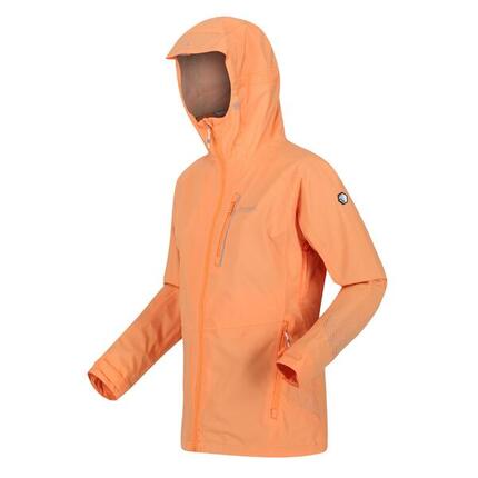 Imperméable de randonnée femme Isotex Regatta Highton Pro, orange fluor