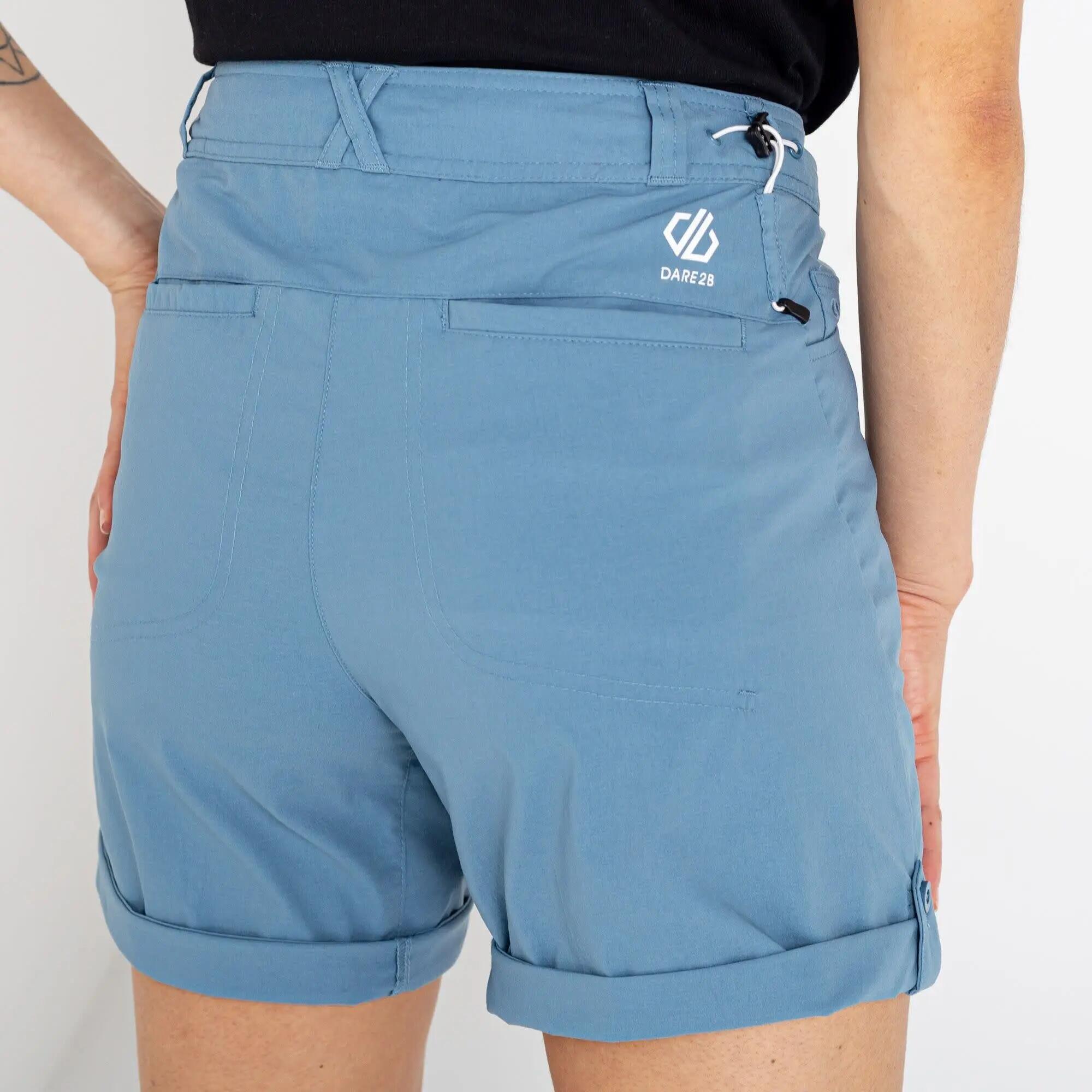 Pantalón corto deportivo mujer Melodic II Short-Bluestone - azul 5/6