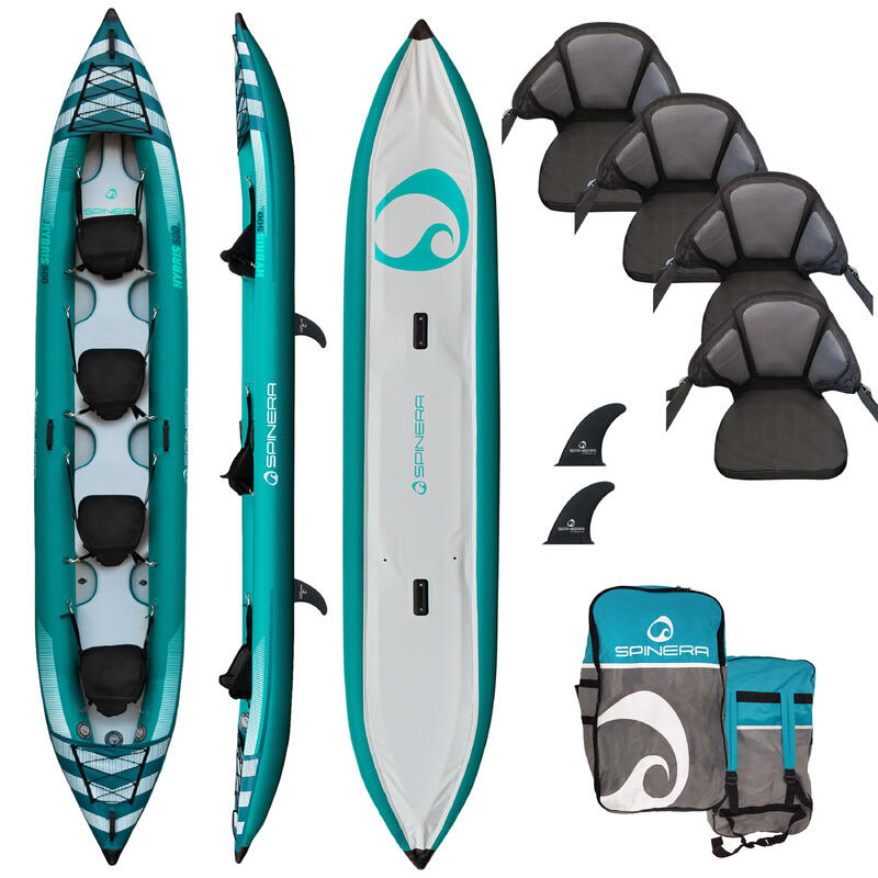 Nafukovací kajak Spinera Hybris pro 4 osoby 510 cm | drop-stitch | touring