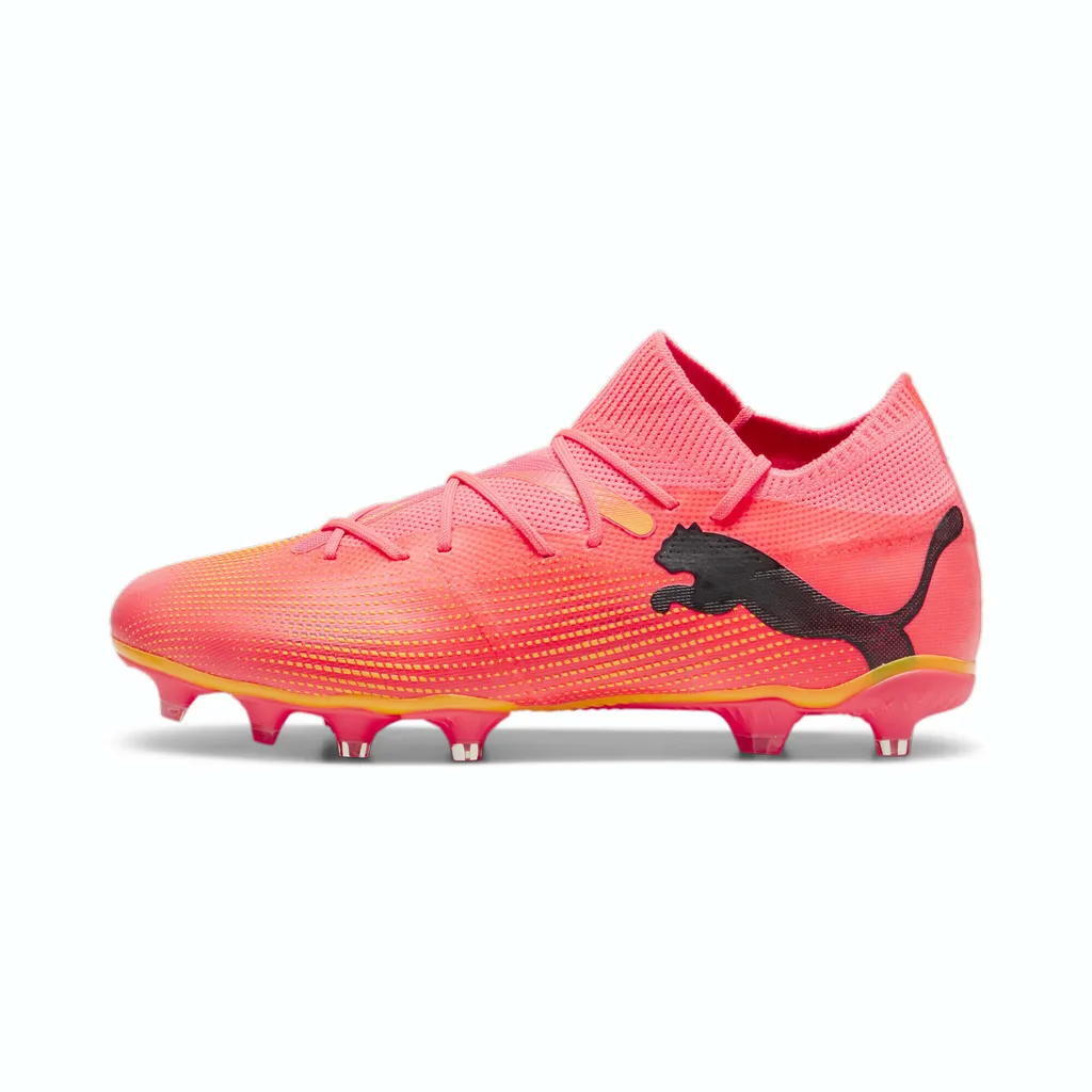Puma - Chaussures De Football Puma Future 7 Match Fg/ag - Chaussures De Football - Multicolore|noir|orange - 44,5 - Decathlon