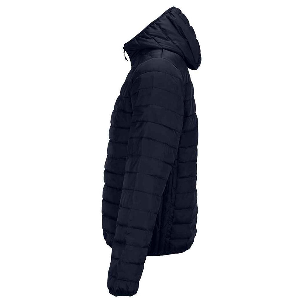 "Stream" Steppjacke mit Kapuze für Herren Dunkelblau 3/4