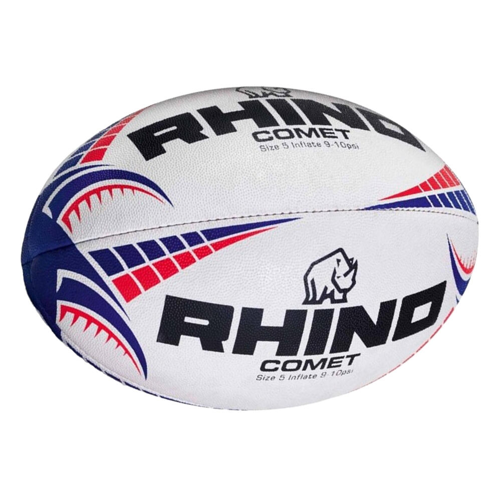 "Comet" RugbyBall Damen und Herren Weiß 2/2