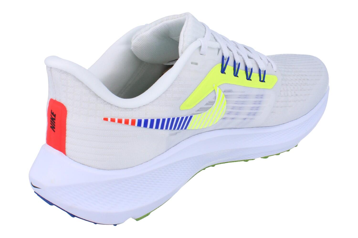 Nike Air Zoom Pegasus 39 PRM White Volt Racer Blue 3/5