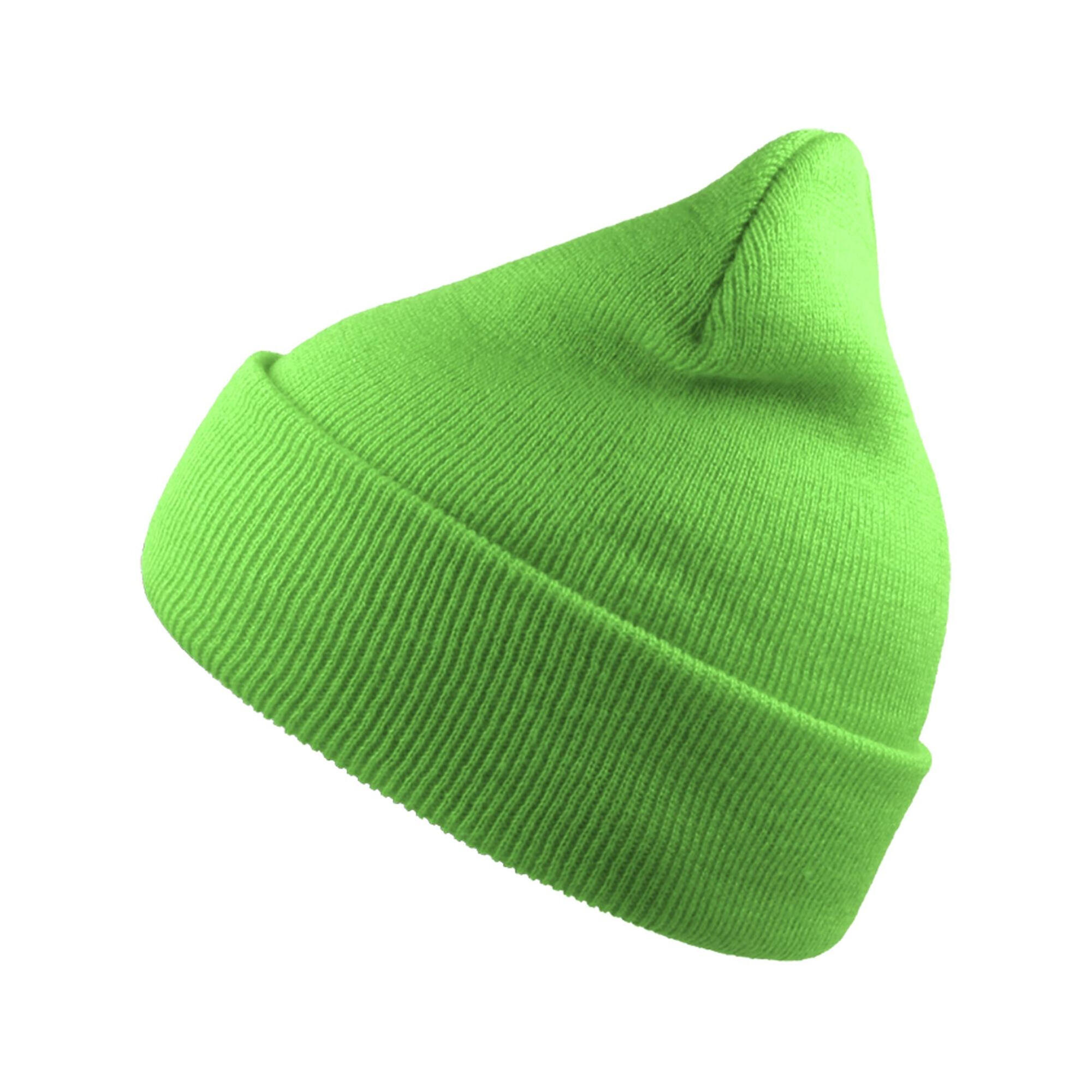 ATLANTIS Unisex Adult Wind Cuffed Beanie (Safety Green)