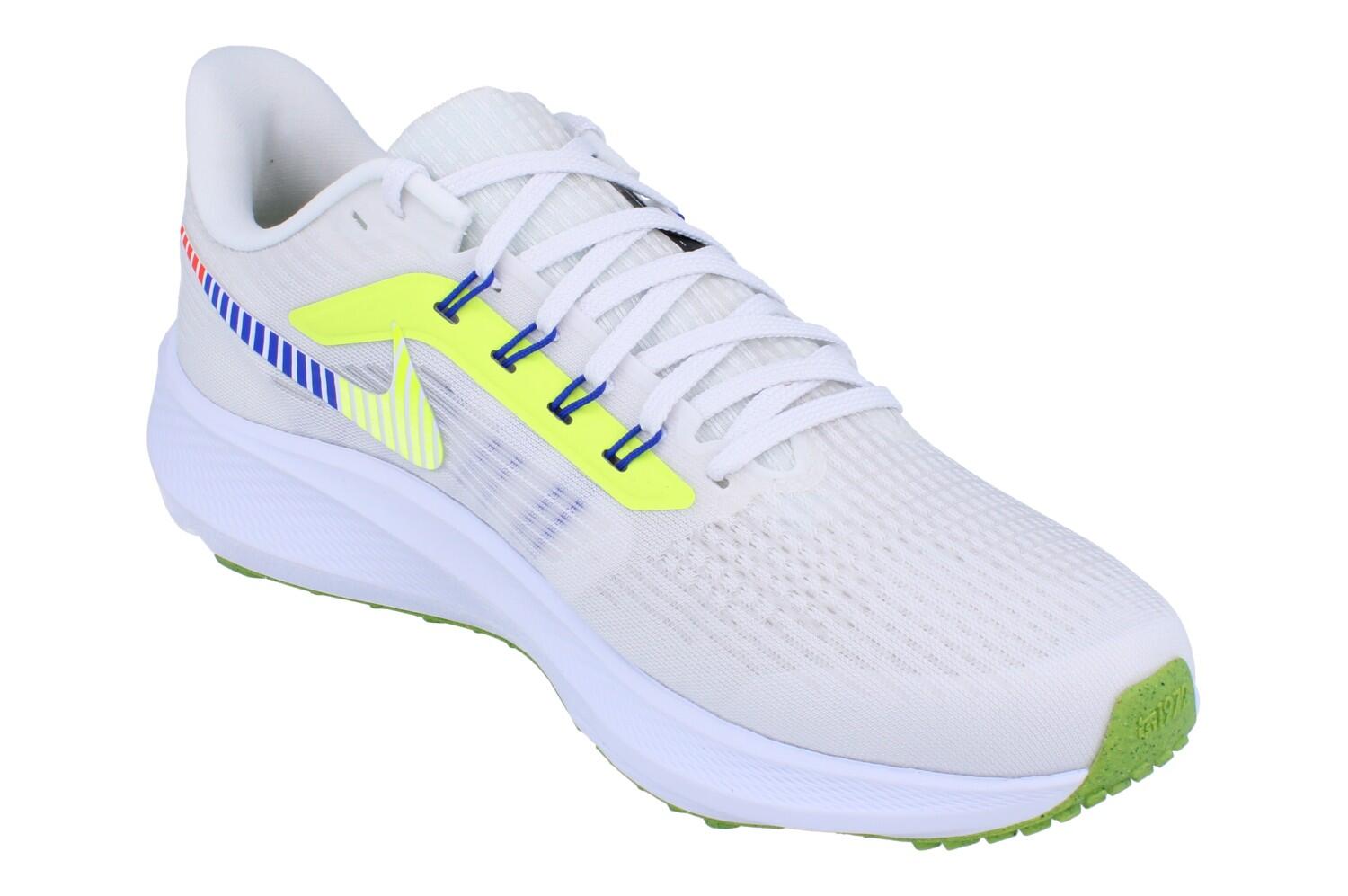Nike Air Zoom Pegasus 39 PRM White Volt Racer Blue 4/5