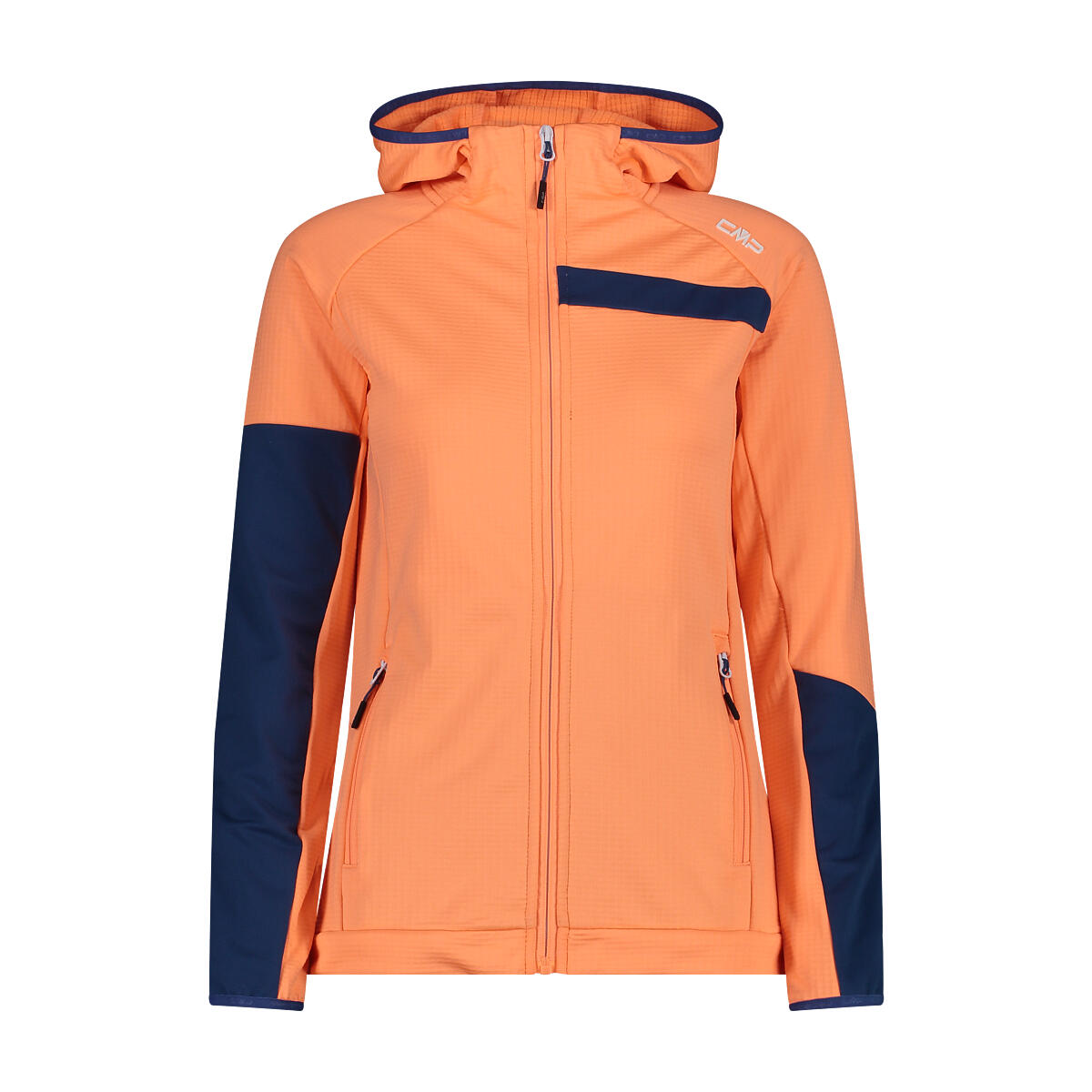 Cmp - Veste Imperméable À Capuche Femme Cmp - Veste - Bleu|orange - 40 M - Decathlon