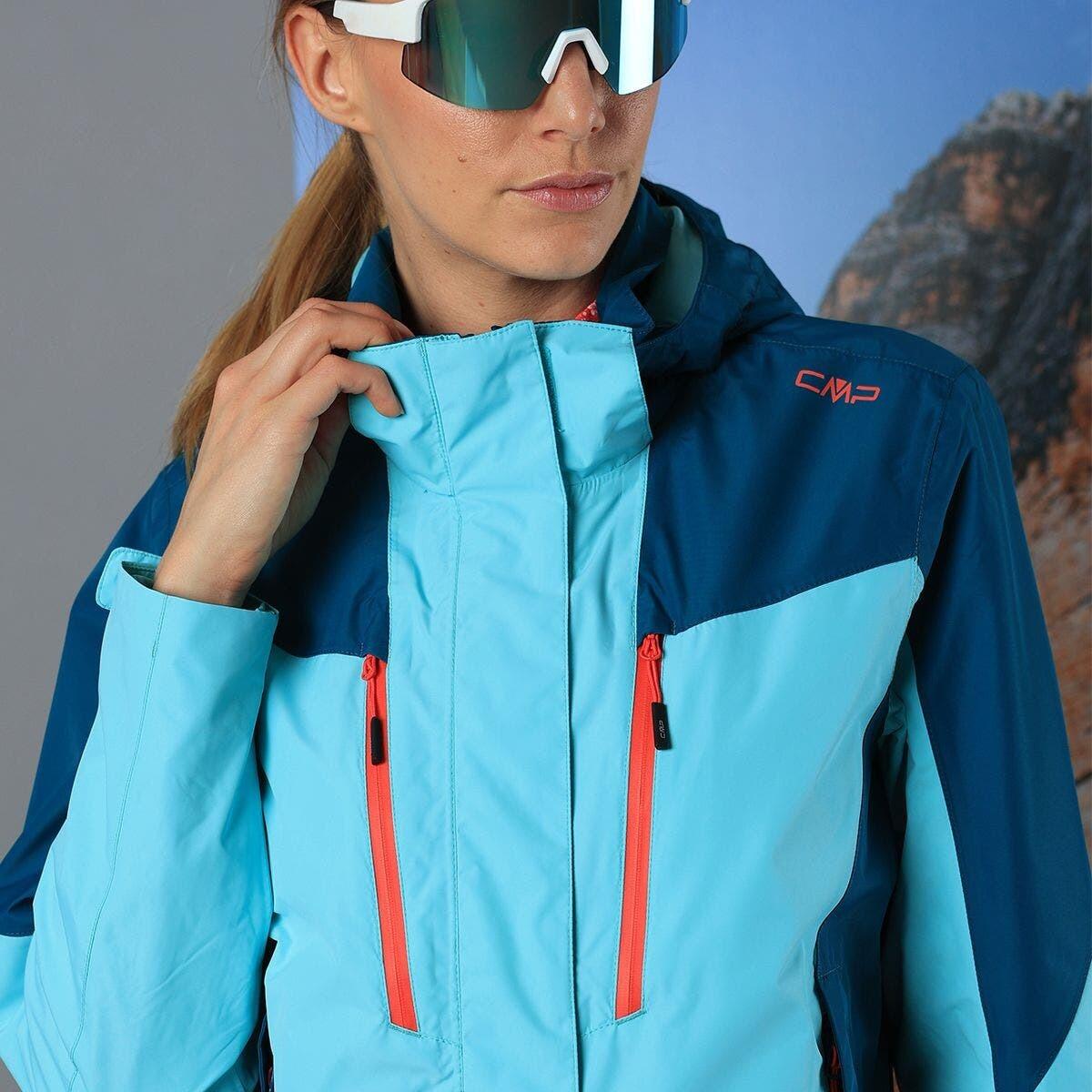Giacca impermeabile con cappuccio e zip donna CMP 4/5