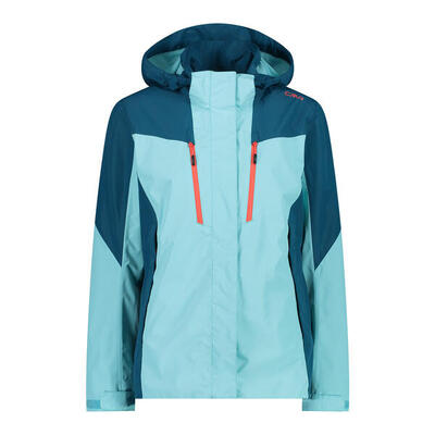 Dames waterdichte zip-up jas met capuchon cmp